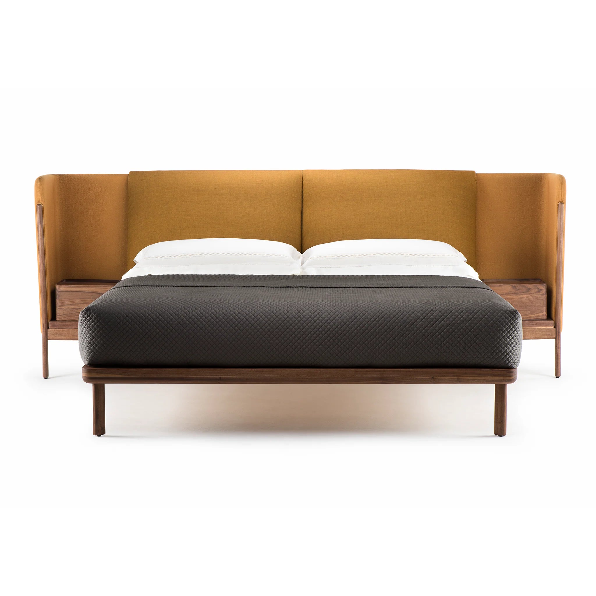 Dubois Bed Low Headboard with Tables