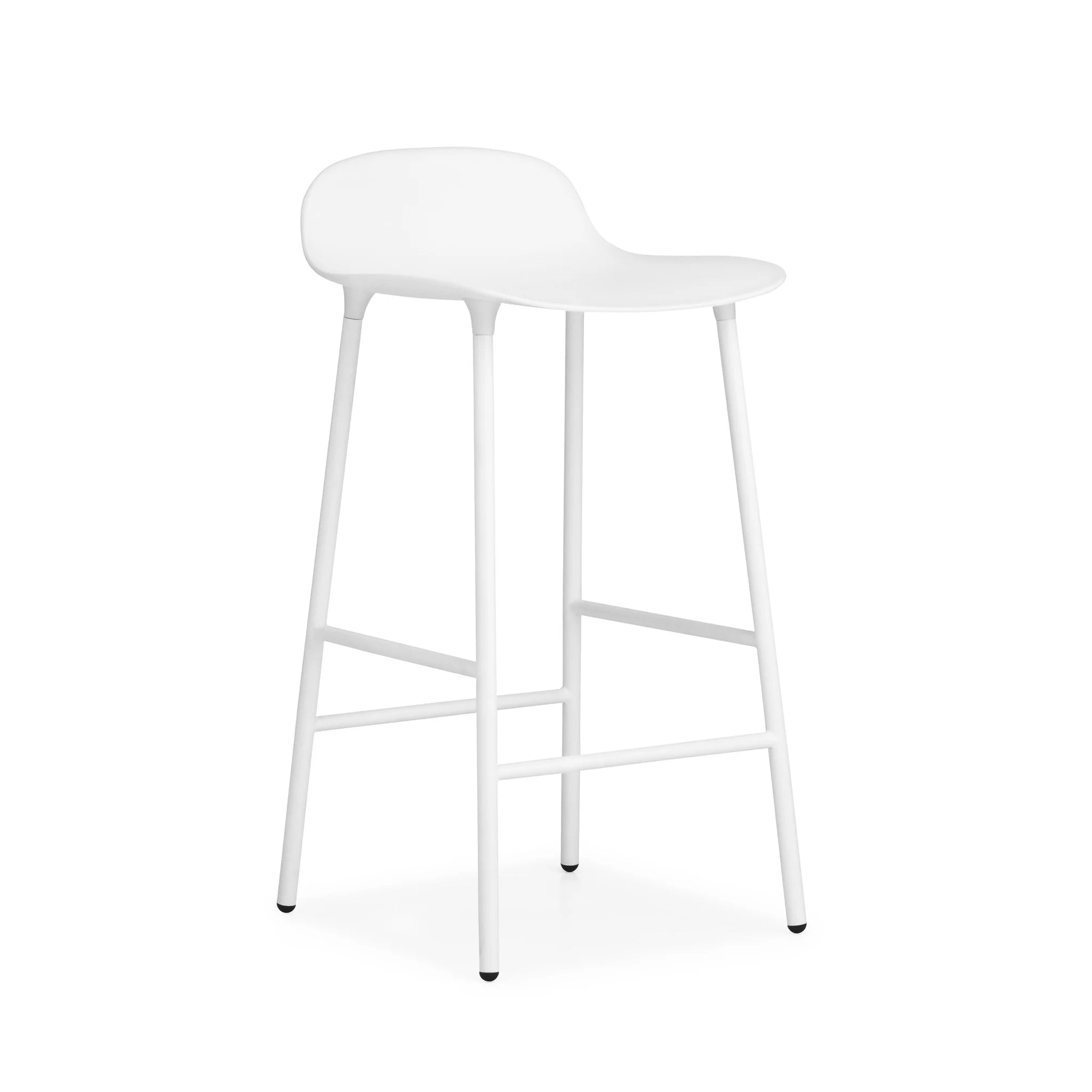Form Bar Stool with Steel Base